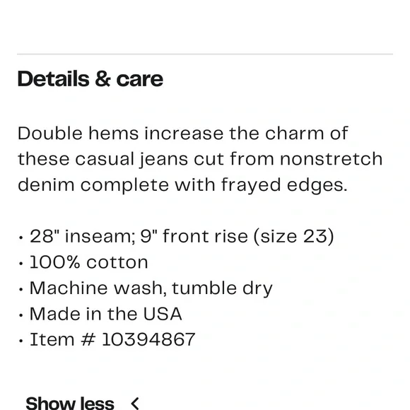 MOTHER Insider Double Double Fray Hem Size 27 - Picture 8 of 9